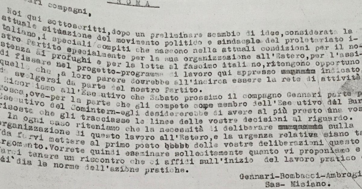 GiulioNapo11920's tweet photo. @gianfranceschi Nel 1923 gli amici di Silone del SOI scrissero da Berlino al partito che bisognava applicare anche all’estero la teoria del “fronte unico”, per battere subito il fascismo. Purtroppo non fu fatto e il mio libro lo dimostra https://t.co/Xyo6l1iLUZ