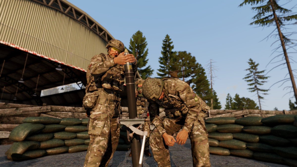 20XMilSim's tweet photo. Indirect Fire... The unseen killer born from your worst nightmares. 
That's why we fucking love it.

#MilSim #Arma3 #ArmaPhotography https://t.co/8M2u8dlg1r
