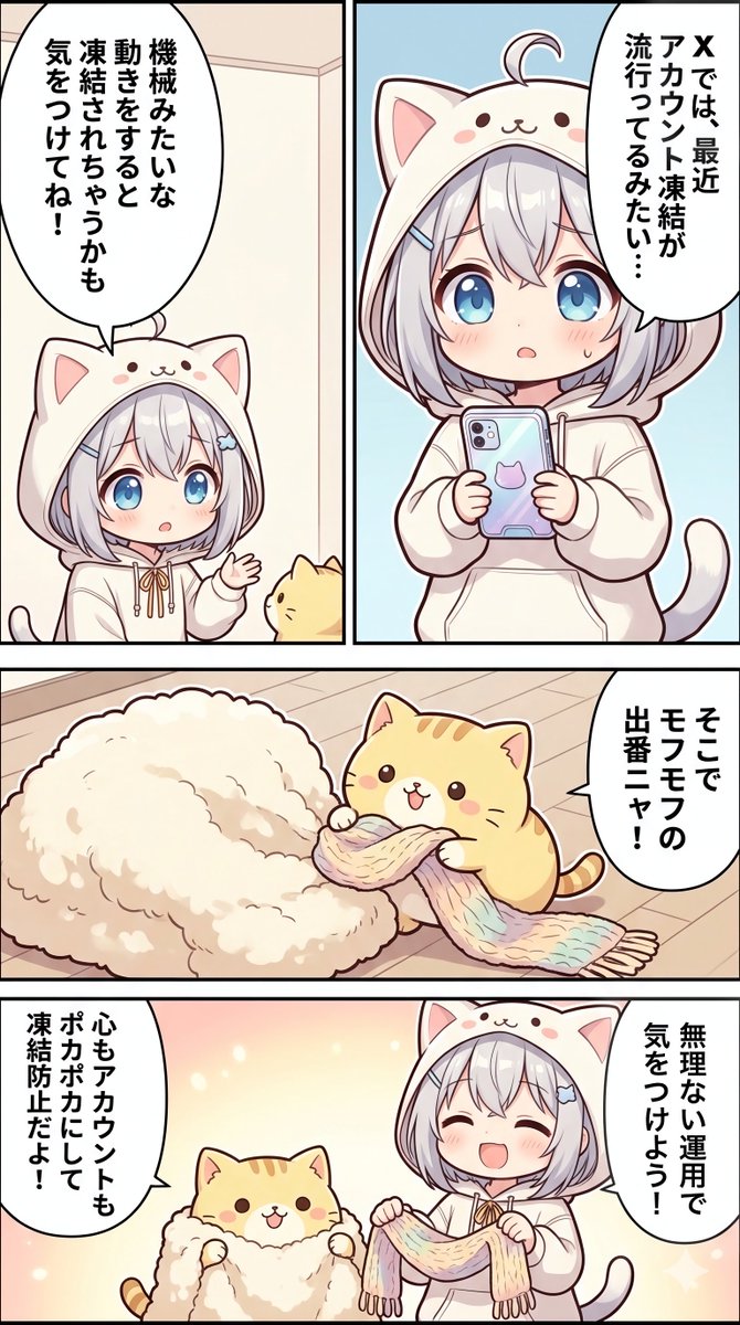 白猫ねこ子|AIart tweet media
