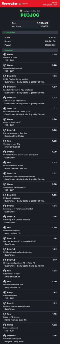 GRIN TIPS ⚽ tweet media