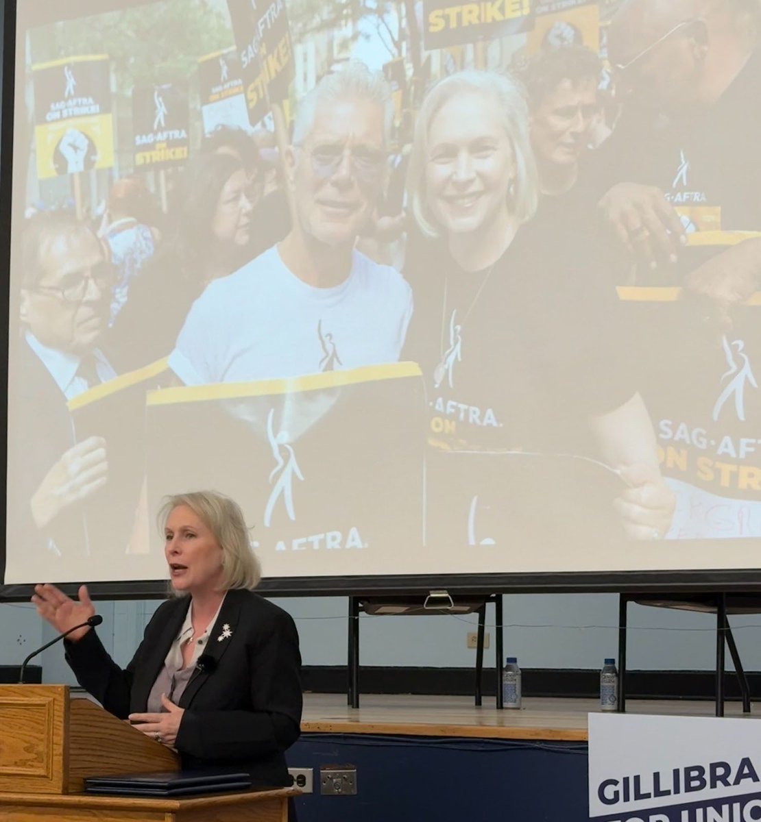SAGAFTRANY's tweet image. #SagAftra was excited to join @SenGillibrand, @NYHTC and our union siblings for a morning celebrating labor. Congratulations to honorees Chris Erickson @LocalUnion3IBEW &amp;amp; Kereem Berry, @mapp_inc. #NewYorkIsAUnionTown
