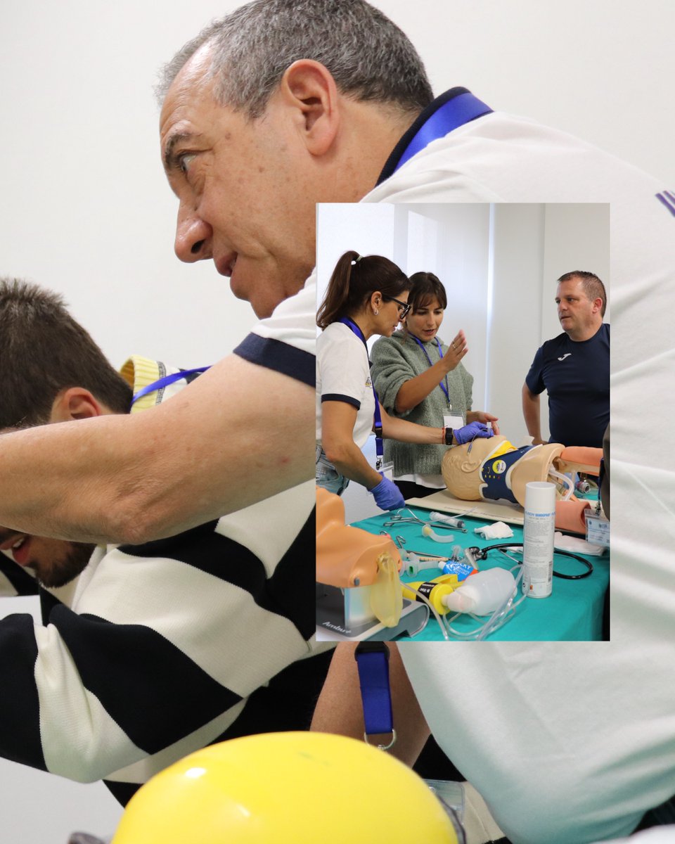 MedicosTenerife's tweet photo. Durante el día de hoy continuamos con el curso #ITLSAvanzado en el Colegio Oficial de Médicos de Santa Cruz de Tenerife 👩‍⚕️👨‍⚕️

Formación práctica y especializada en la atención al paciente con trauma grave.

Mañana será el último día💪

#COMTF #medicostenerife #itls #formación https://t.co/zP6whlgIk7