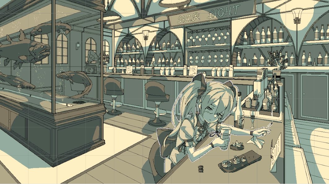 Tesukiya_sukiya's tweet image. 「The Grand Hotel Landing」 

🏨グランドホテル×お悩み解決ADV🏨

どこか不思議なお客様をもてなしながら、お客様の心の奥底にある悩みを解決するゲームです！

年内の発売に向けて鋭意開発中！

#スーパーゲ制デー #ADV #インディーゲーム #Naninovel #Unity