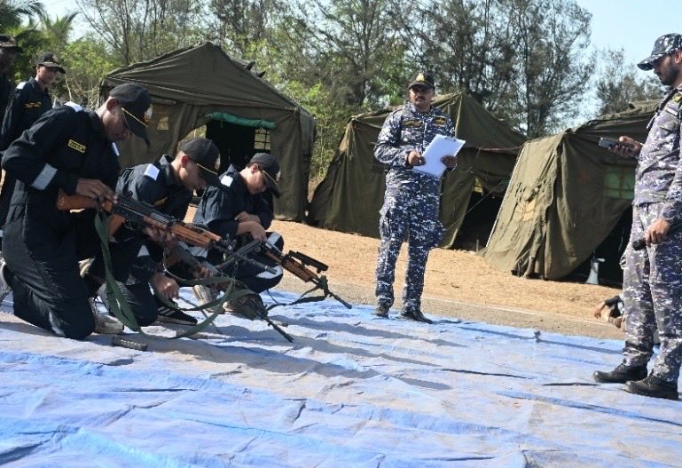 IN_Hamla's tweet photo. Camp #Hamlawar @IN_Hamla witnessed unmatched camaraderie, grit & endurance — from a grueling 15 km Josh Run to Military Games, Tent Pitching, Tug of War, Small-arms Handling & NBCD/First Aid drills.

Every activity pushed limits. Every moment built resilience.

 3 days - One mission🔥

Forging warriors. Building spirit. #Espritdecorps

@IN_HQSNC @indiannavy 
#HamlaHappenings #MilitaryTraining #Agniveer #leadershipthatdelivers