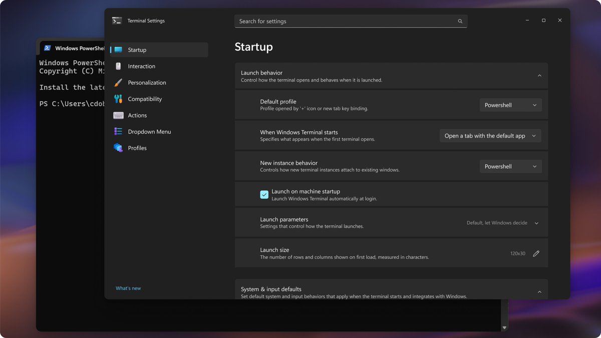 SoyITPro's tweet image. 🚀 Windows Terminal se prepara para un lavado de cara.

Microsoft avanza en su ofensiva por modernizar la experiencia de #Windows11. 
El nuevo diseño rejuvenecido promete una interfaz más limpia y coherente con el sistema.
