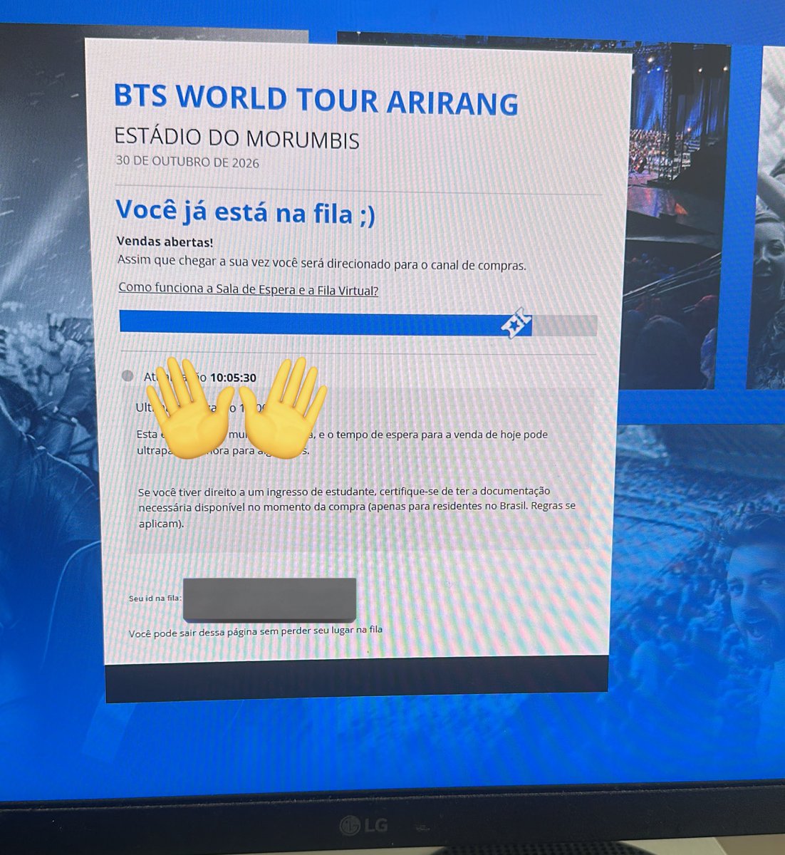 ALI ❤️ VAI VER O BTS tweet media