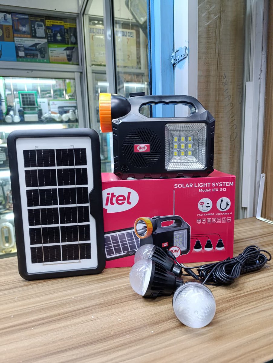 Gideon_Kitheka's tweet image. 80WATTS SOLAR CHARGING SYSTEM. 
~FM Radio 
~USB 
~TF Card
~Music Player 
~Torch 
~Bluetooth 
~TWS Link
~Phone Charger 

Kshs3,500/=

wa.me/+254754212159
#BushSolarLightsDelivers