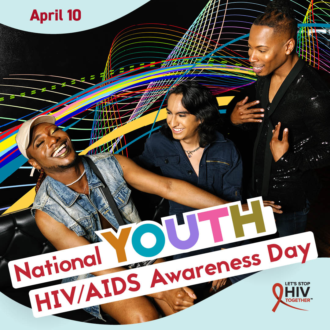 BigBendCares's tweet photo. April 10 is National Youth HIV/AIDS Awareness Day, a day to raise awareness about the impact of HIV on young people. Together, we can help young people stay healthy by encouraging HIV testing, prevention, and treatment. https://t.co/FX9sYq7LbS
#StopHIVTogether #NYHAAD https://t.co/iuaStlbydp