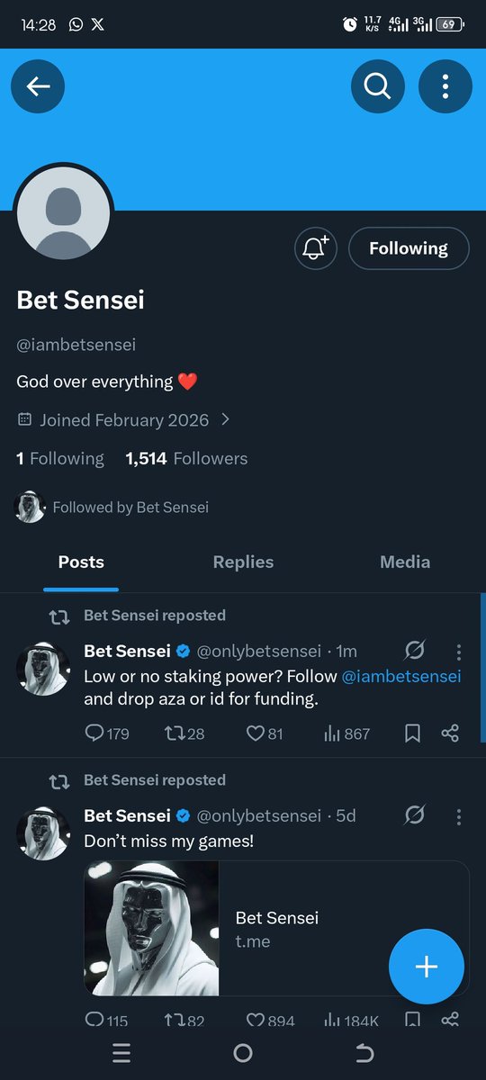 idenyi_ebenezer's tweet photo. @onlybetsensei @iambetsensei 08114216432- Opay https://t.co/lOgQbfCZz8