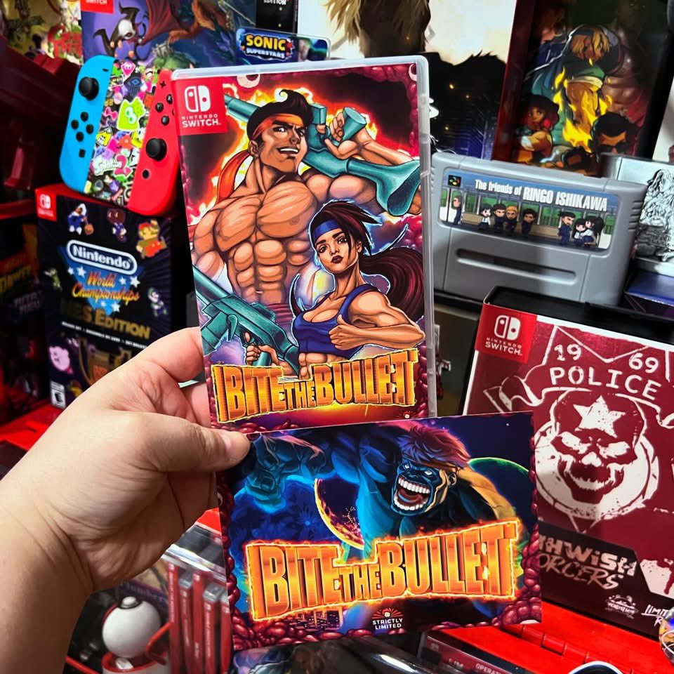GamerAhmer's tweet photo. Anyone play this fun game? #bitethebullet #nintendo #switchgames #videogames #nintendoswitch https://t.co/84Pxtl4KN6