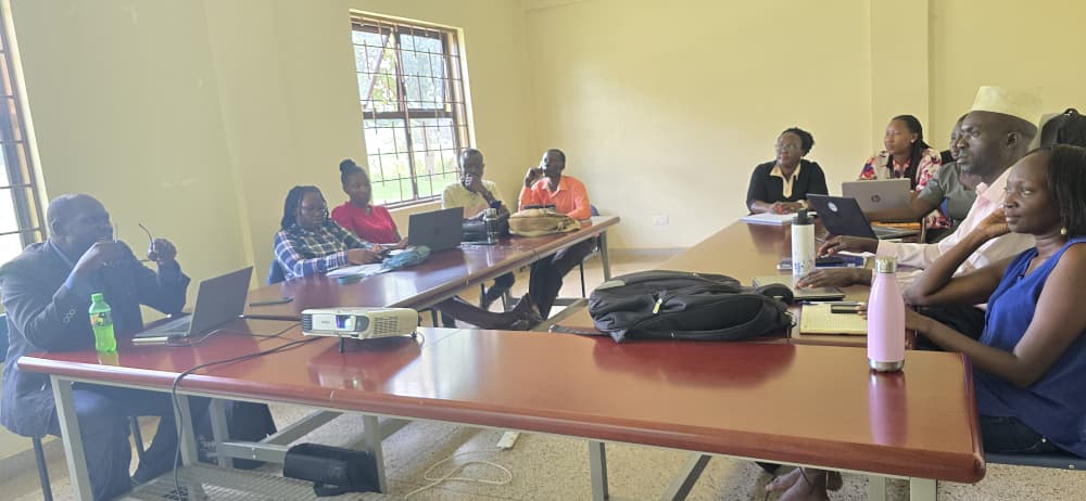 GuluLibrary's tweet photo. Happening now, a Turnitin refresher hands-on training for the library staff of Gulu University, led by Yagos. This training is aimed at refreshing the library staff's skills in plagiarism detection and academic integrity. @Guluvarsitylabs , @GuluVarsity @Guguild https://t.co/fg6KdRv3X5