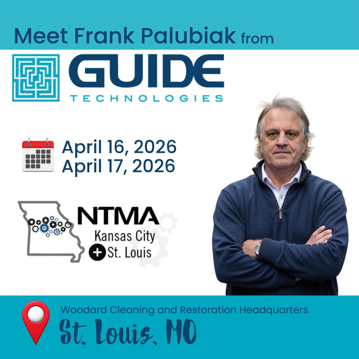 GuideTechSvc's tweet photo. 👋 Come chat with Frank Palubiak at #NTMA about the future of #manufacturing. See how to better connect #ERP, shop floor operations, quality &amp; Gen AI to drive growth and performance. https://t.co/93bWmEyVWs