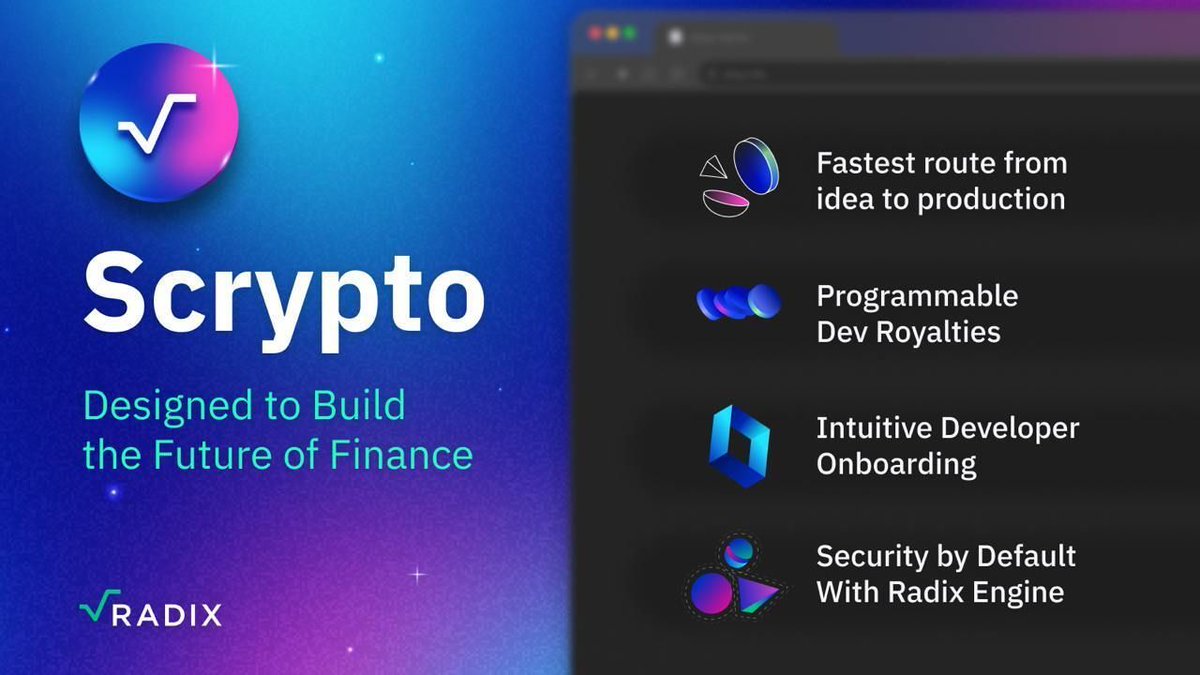 Radix - Radically Different DeFi tweet media