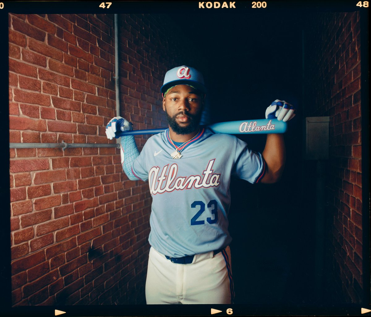 Braves's tweet photo. See the new City Connect jerseys here on film...

...and then see them on the field for the first time tonight 🔥 https://t.co/ti0HQN7SAy