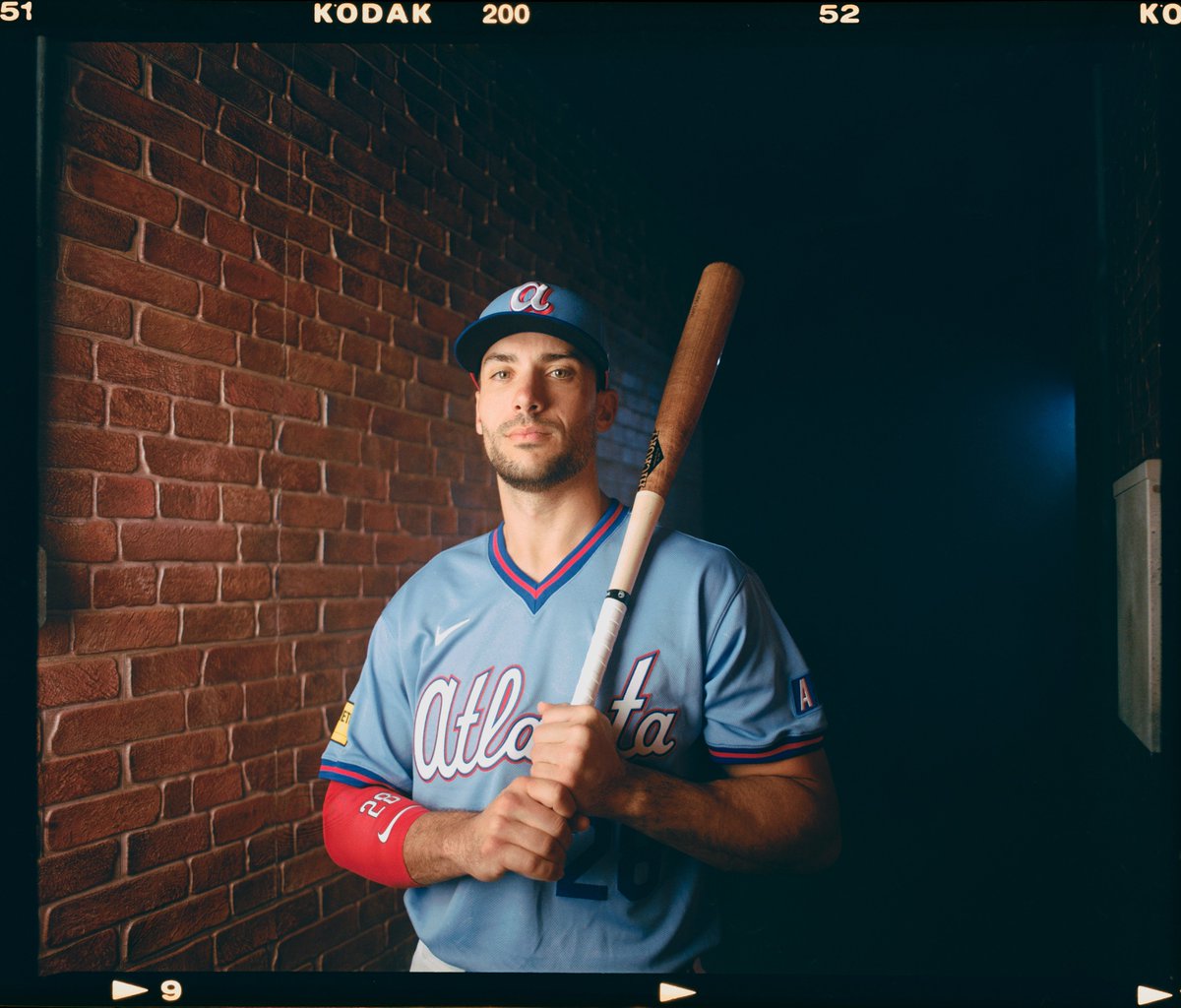Braves's tweet photo. See the new City Connect jerseys here on film...

...and then see them on the field for the first time tonight 🔥 https://t.co/ti0HQN7SAy