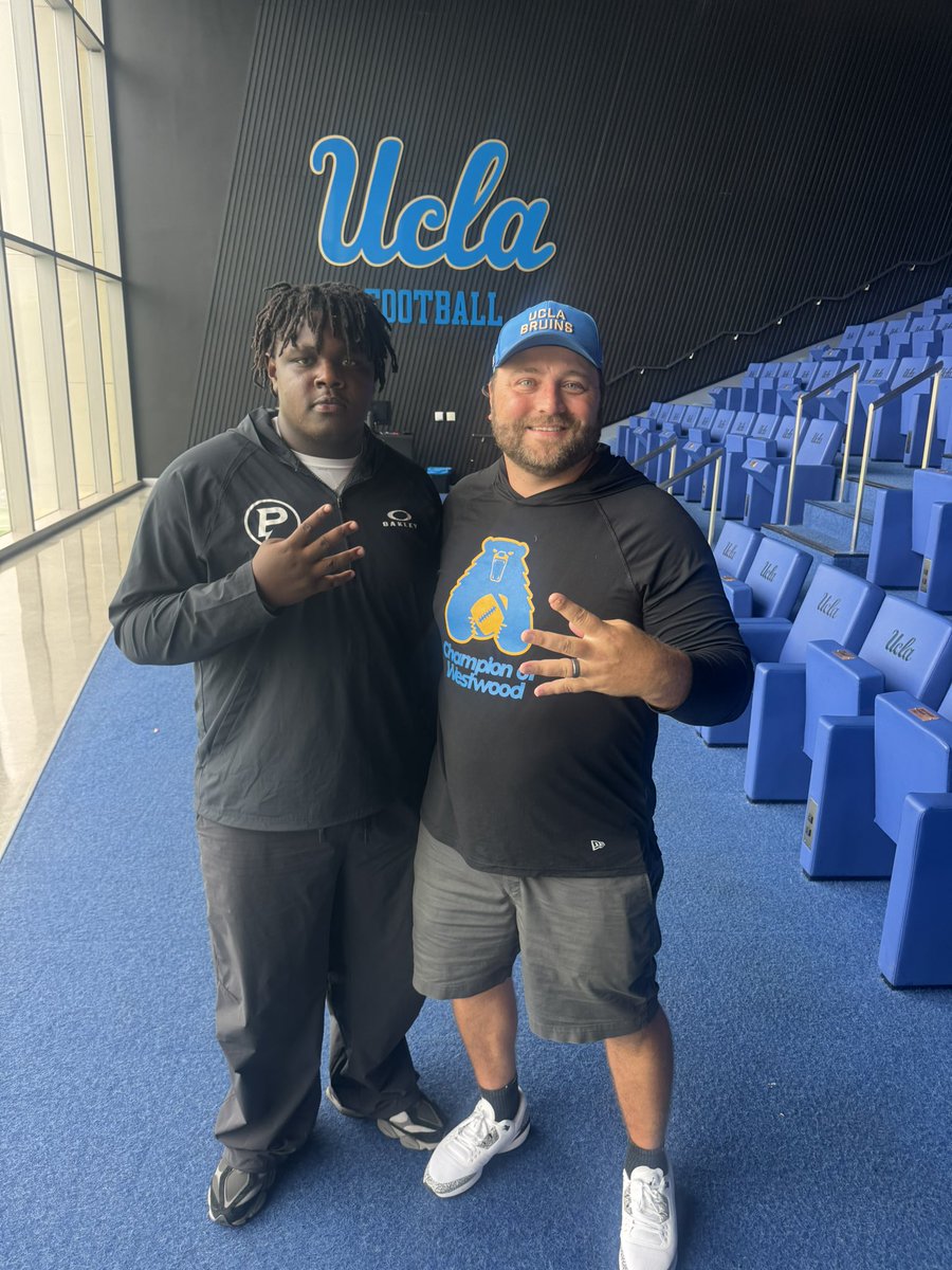 larrylegendary_'s tweet photo. Loved and appreciated the hospitality from the @UCLAFootball staff yesterday making me feel seen and respected. 

@Coach_Smith61 @CoachMannello @TreyLane_ @adamgorney @BrandonHuffman @TomLoy247 @Tracy_McDannald @BlairAngulo https://t.co/G6LKqPstjf