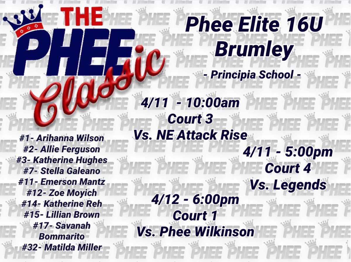 SBommarito17's tweet photo. That time of the year again come check us out! 

Schedule for this weekend April 11-12 
@PheeElite @PapaBrum https://t.co/dpZsMm5Ho1