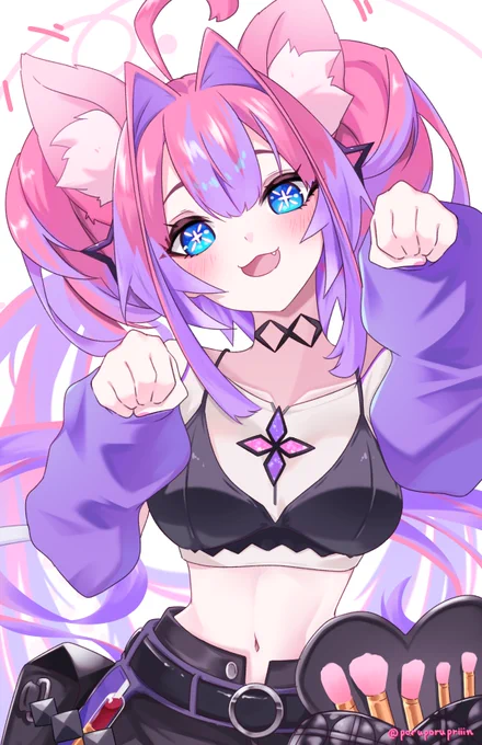 ヴィヴィ猫だにゃん #ヴィヴィメイク