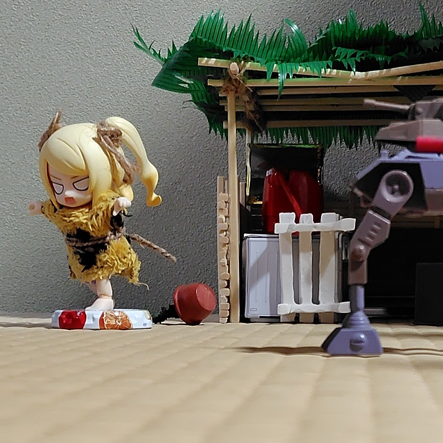 うわぁー出たー！
四つ足だぁー！

今年ちょっと早いんじゃないのー！
 #キューポッシュ