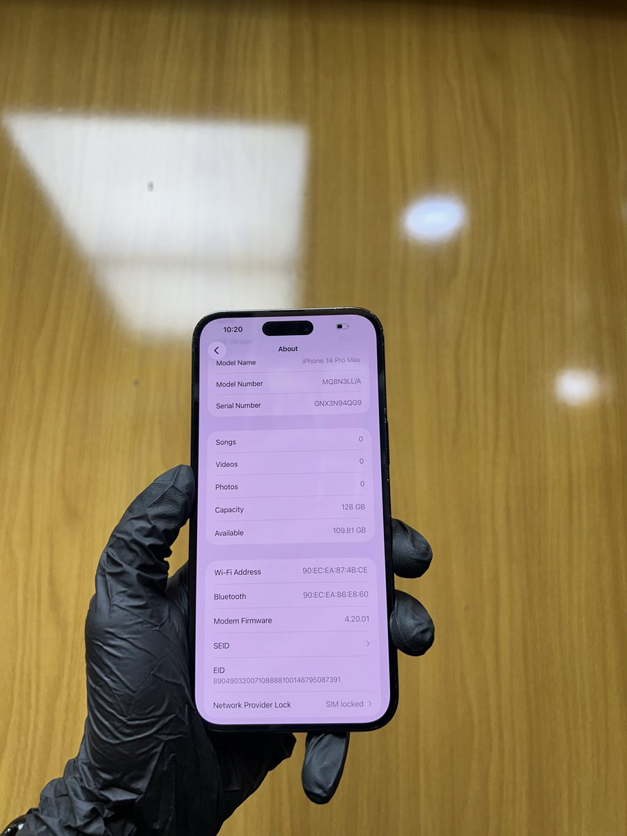 techifers_'s tweet photo. ☆ iPhone 14 Pro Max - ₦800,000

- 128GB
- ⁠85%BH
- ⁠Uk 🇬🇧 used
- ⁠Physical and eSIM

🛍️ TECH-ÌFẸ́RS https://t.co/lmj0wKkHHd