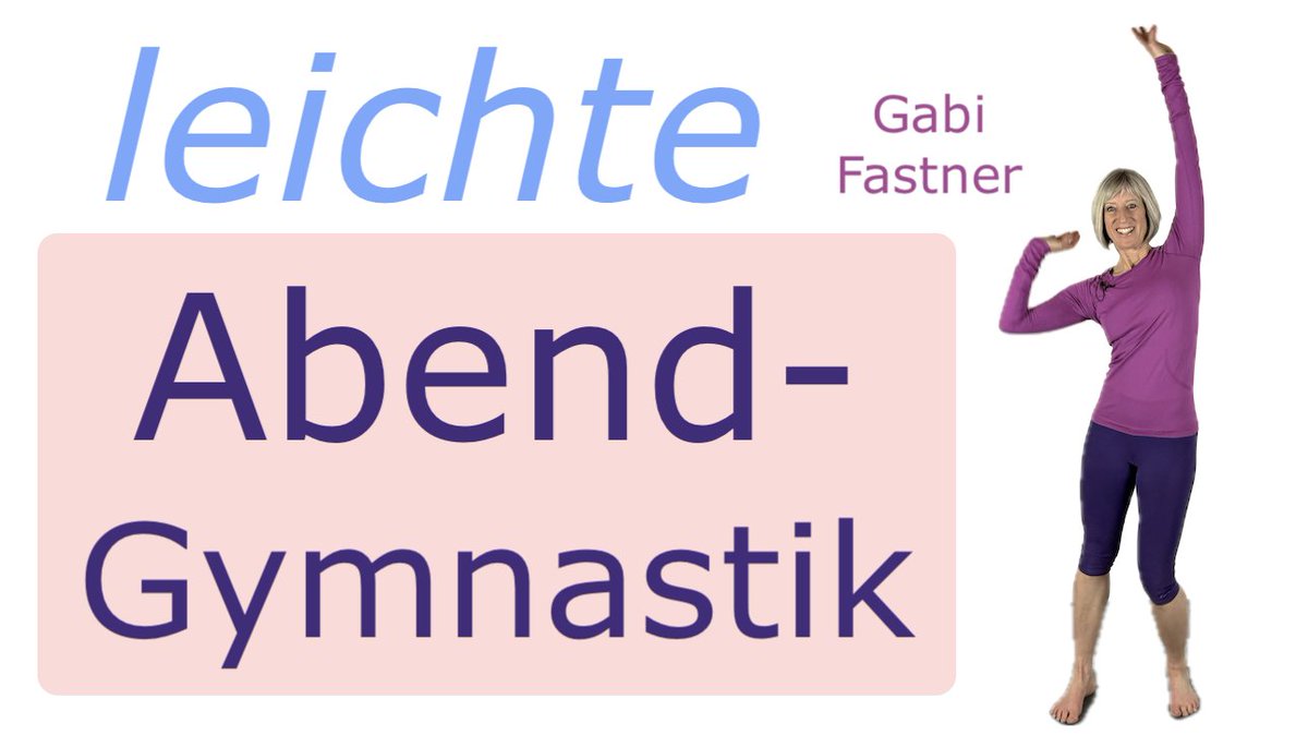 gabifastner's tweet photo. Hier mein neues Mitmachvideo "🌜24 min. leichte Abendgymnastik für einen erholsamen Schlaf | sanfte Bewegungen, ohne Geräte"
https://t.co/f821qWO1Bu
Viel Spass und Erfolg
#Bewegung #Abend #Schlaf #Entspannung #Gymnastik #Training #Video #Figur #sanft #Fitness #Sport https://t.co/BivNS3X7XU