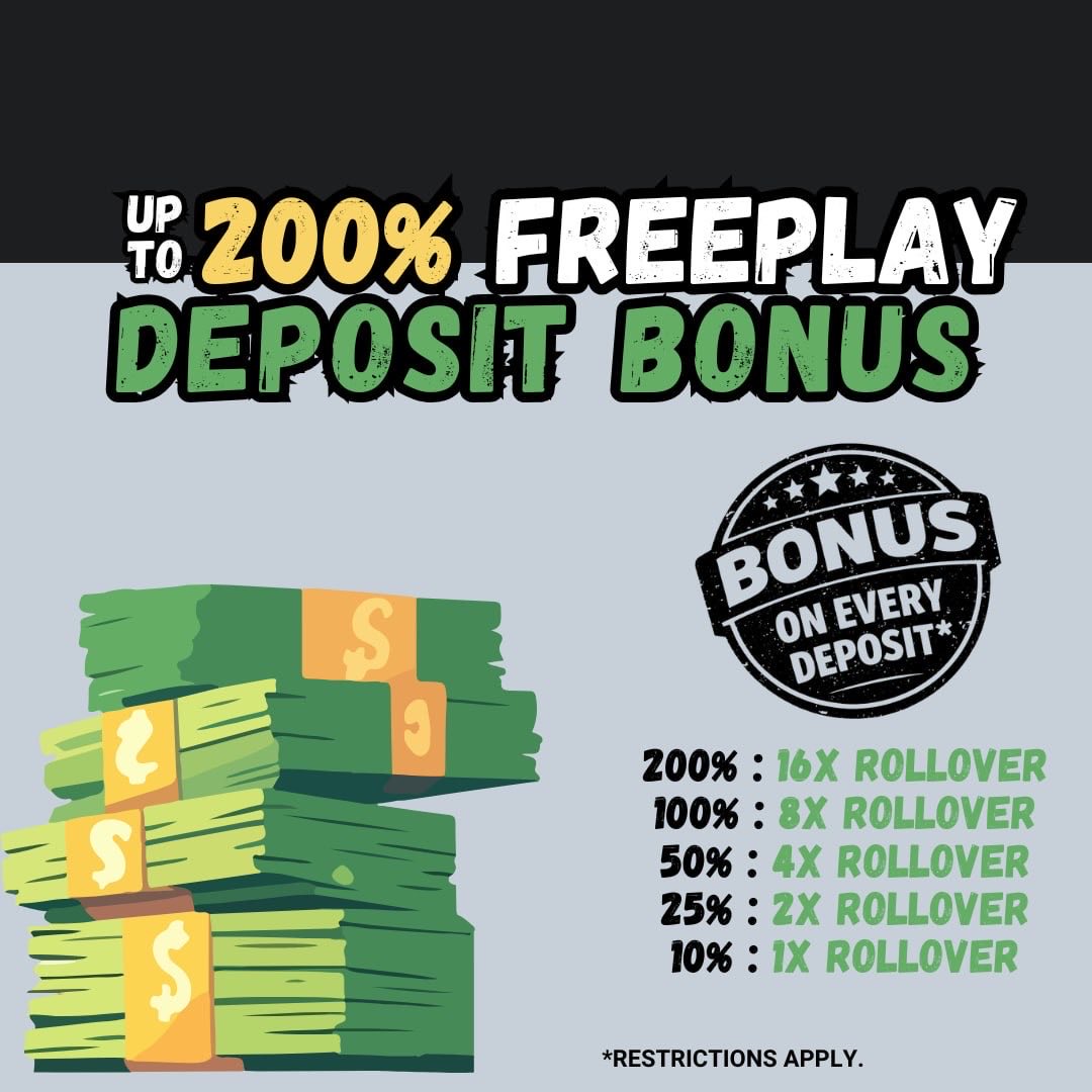 wagerattack's tweet image. Did you know we allow deposit bonus matches up to 200% on every deposit? (One active bonus at a time)

Also, an additional 10% CASH bonus for crypto deposits!

wagerattack.ag/?aff=twitter

#sportsbook #offers #promotions #gamblingx #bovada #draftkings #fanduel