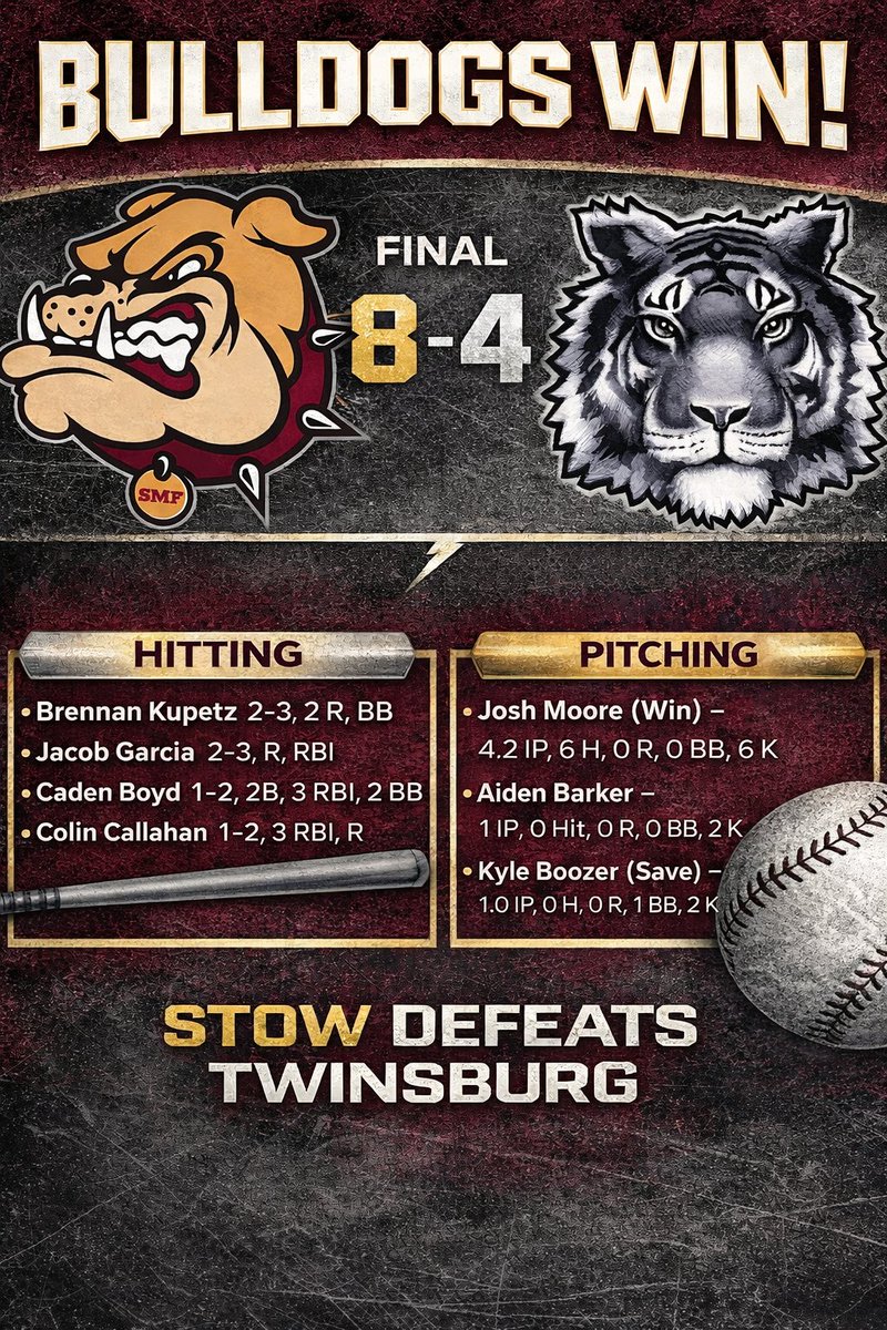 Stow Baseball tweet media