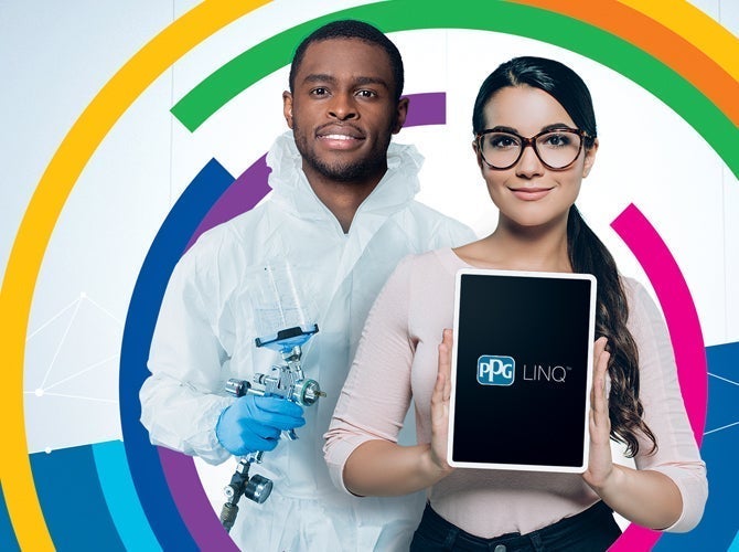 MaxMeyer_ES's tweet photo. Una plataforma para disfrutar de procesos conectados, eficientes y rentables en tu taller de chapa y pintura.

PPG LINQ™ brinda precisión en la identificación del color y la mezcla de pintura para que te olvides de  errores y repeticiones de trabajos: 

https://t.co/UAF8G5MoI3 https://t.co/sjiPqB6ran