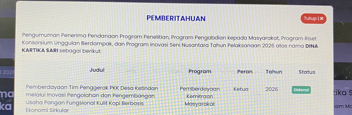 dkstxxt's tweet photo. Dari : Aku
Untuk : Aku

Makasih yaa.. sudah menjadi dina yang sekarang. Ternyata aku tidak seburuk itu, manusia yang dulu jaman sekolah gak pernah berkompetisi, Rank 1 aja mustahil. Lomba apalagi, mana minat🤣 Tapi kaget bisa lolos hibah ini at the first time. Peluuk🤗🥹 https://t.co/zOzKKEwO0q