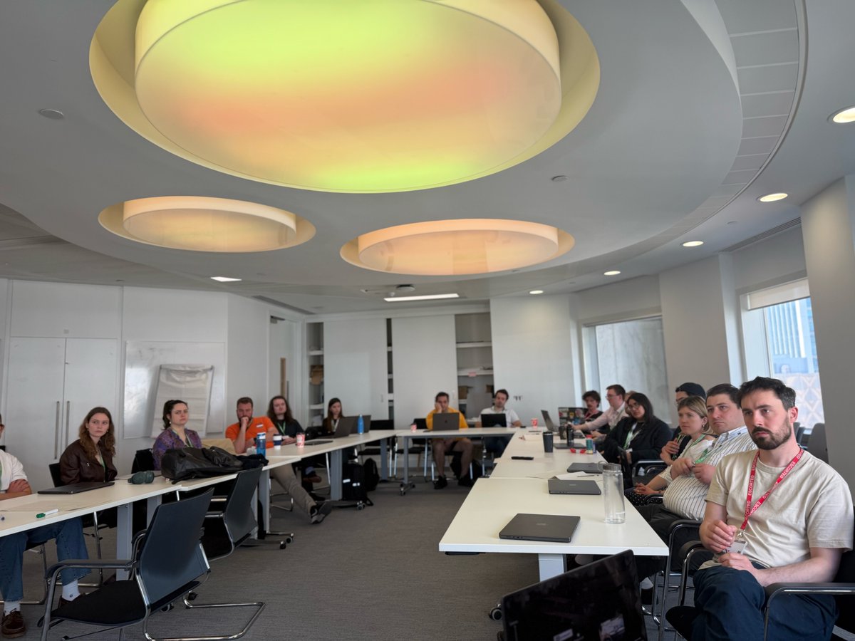 justiceaiunit's tweet photo. This week, something we built in a hackathon went into production within days. 

On Wednesday, we ran our first hackathon for engineers on the team. Five teams built and presented five unique solutions to make our lives as engineers easier, with technical talks throughout.

One output from the day is the new Engineering Transcribe product. It lets engineers go from unstructured meetings to GitHub PRs, management tickets and Slack notifications automatically. This product is now in production for two separate products within the Justice AI Unit, and we are looking to scale across our teams over the coming weeks.

Giving engineers the bandwidth and space to experiment is critical to the team's success, and, as an FDE, this is something we prioritise.