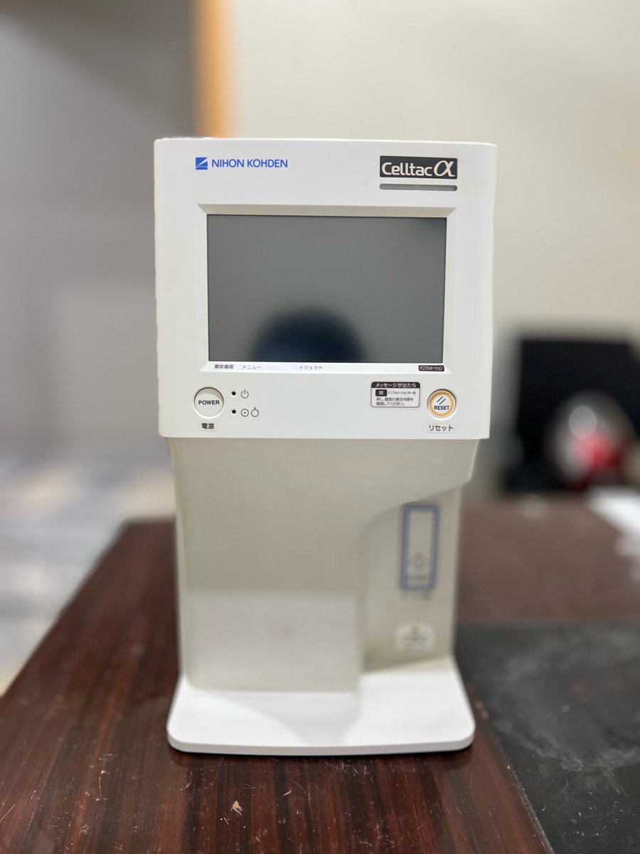 LabexInfo's tweet image. Nihon Kohden MEK 1301, A fully automated latest Japanese Hematology Analyzer in used condition available fo sale.

Feel free to reach us on labex.com.pk or call us at +923339006013 for further information.

#Hematology #CBC #Analyzer #Labex #LaboratoryExpert #Lab