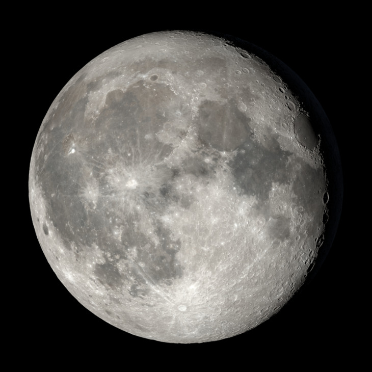 NaGraHo's tweet photo. Faza Księżyca dzisiaj🌖 95% (Księżyc w kształcie "#C" - #cofa się, #cienieje, #ciemnieje, #chudnie, garbaty). Wiek Księżyca 17 dni.
Za 5 dni ostatnia kwadra🌗
Za 12 dni nów🌑
Odległość🌖 od🌍: 405 504 km (rośnie)
Grafika: NASA SVS https://t.co/U9aPQgWXSh