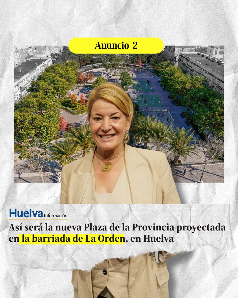 PSOEHuelvaCap's tweet photo. 📹🎤 PILAR MIRANDA EN CAMPAÑA: 3 ANUNCIOS EN 5 DÍAS

La alcaldesa ha activado el modo campaña para intentar tapar tres años sin gestión y salir al rescate de Moreno Bonilla a base de titulares.

📣 Tres anuncios en cinco días.
❌ Tres años sin un solo proyecto en marcha. https://t.co/G1lffpRAgE
