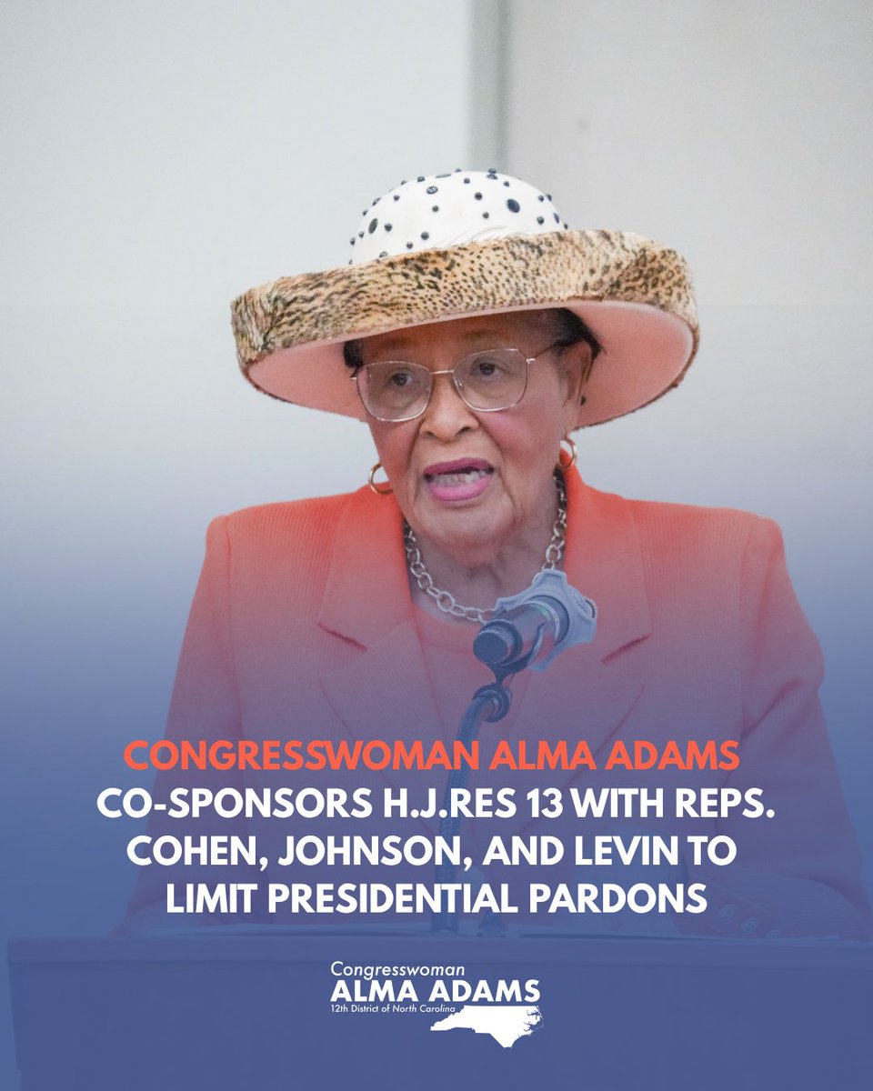 Rep. Alma S. Adams, Ph.D. tweet media