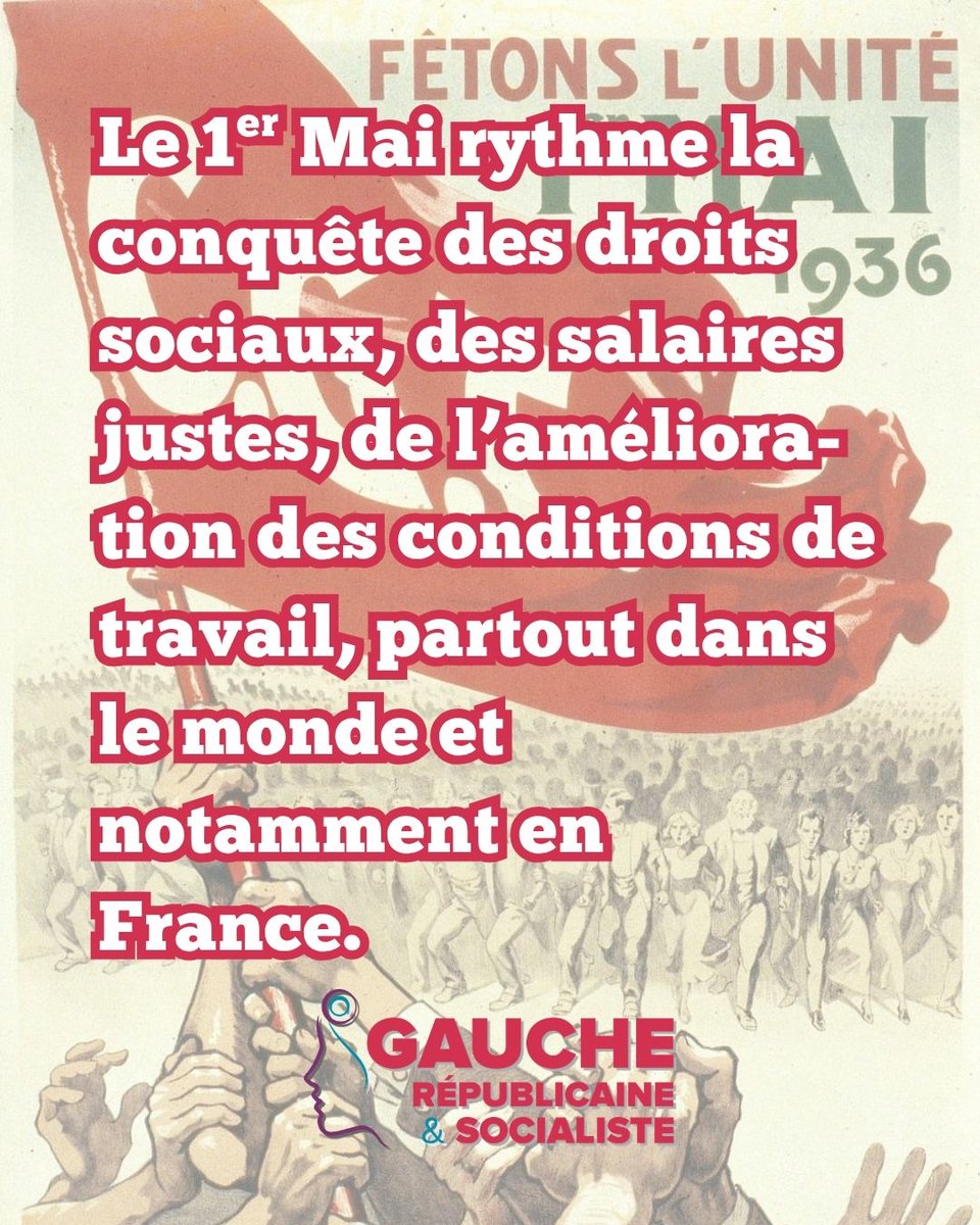 <a href="/hugoguiraudou/">Hugo Guiraudou</a> <a href="/judas_gurvan/">Gurvan Judas</a> <a href="/LnFranco71/">Hélène Franco</a> <a href="/ClavierHonorine/">Honorine Clavier</a> <a href="/PDedet/">☰ Pierre Dedet</a> <a href="/VirginieRoche4/">Virginie Roche</a> <a href="/MaxenceGuil/">Maxence Guillaud 🇫🇷🌹</a> <a href="/pierrelefebure/">Pierre Lefébure</a> <a href="/vdb_damien/">Damien Vandembroucq</a> <a href="/AdrienDRIOLI/">DRIOLI Adrien</a> et particulièrement en France, avec le #FrontPopulaire et Mai-68... S’attaquer au #1erMai, c’est s’attaquer symboliquement à ces droits.
Le 1er Mai représente aussi le combat pour la démocratie, contre l’extrême droite et contre le fascisme… 3/7
#travail #travailleurs