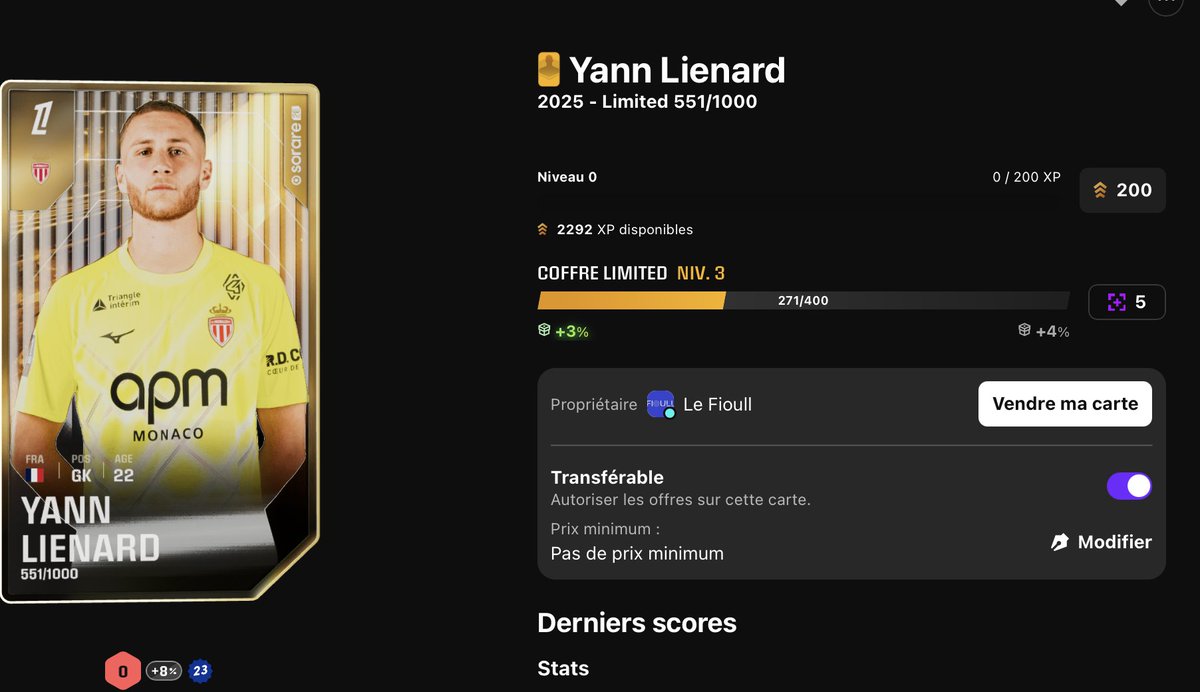 Sorare Fioull tweet media