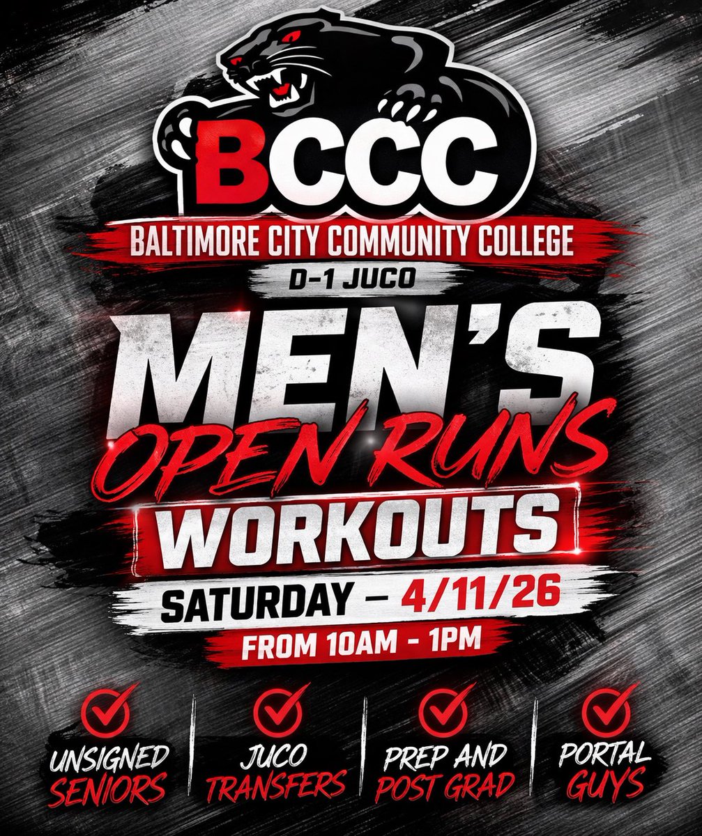 Baltimore City Community College Men's Basketball tweet media