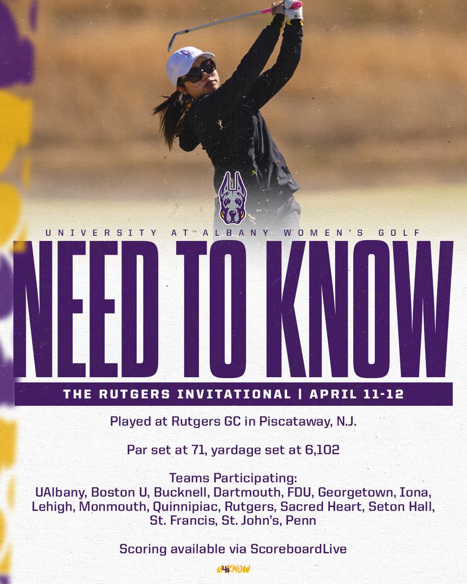 On our way to New Jersey with some beautiful weather ahead of us! ☀️

We tee off at 8:30 tomorrow for 36 holes and on Sunday for the final 18 ⌛

#UAUKNOW