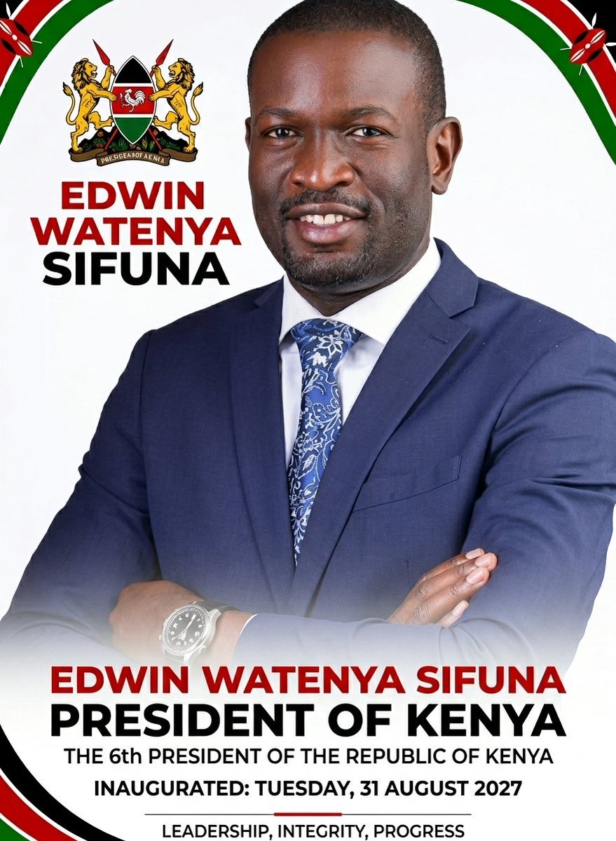 Edwin SIFUNA has declared his bid to run for President. Who should be his running mate, and would you vote for him?