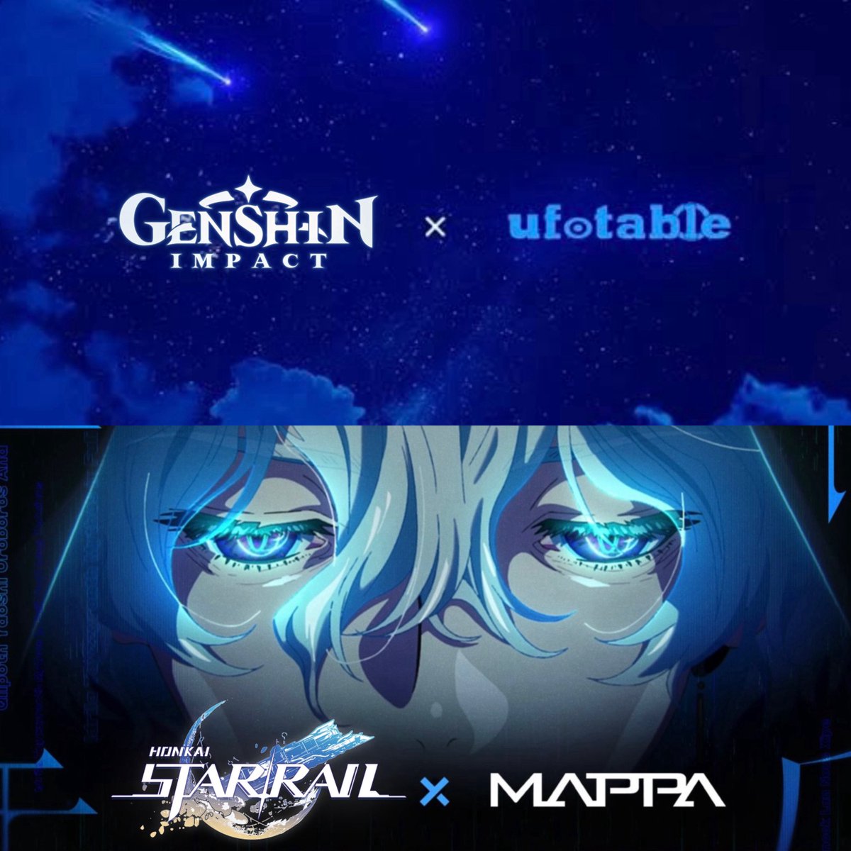 Gacha_Zone's tweet photo. Genshin x Ufotable

Honkai Star Rail x Mappa

#GenshinImpact #HonkaiStarRail https://t.co/gkD5m7dunp