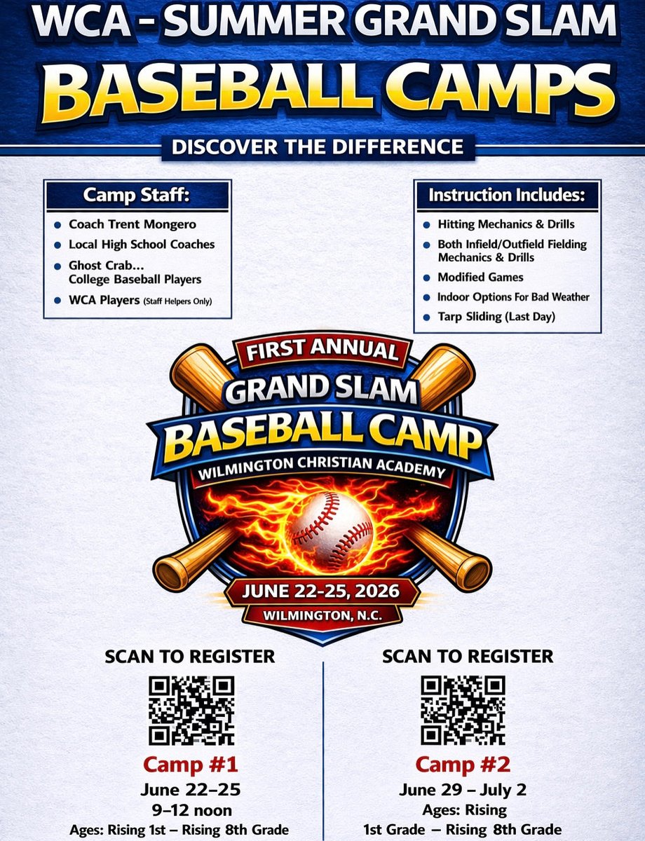 Wilmington Christian Academy Baseball tweet media