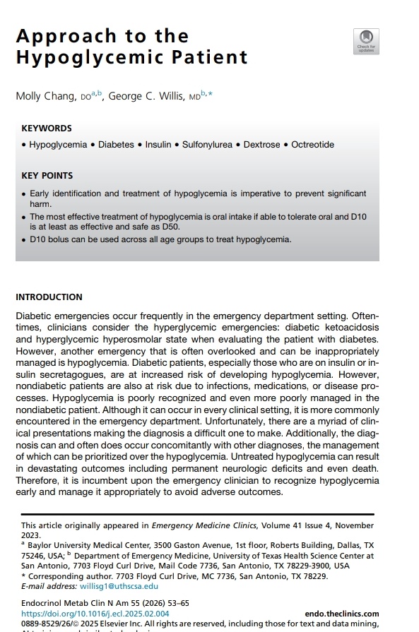 Leo_Santo5's tweet image. Abordaje del Paciente con Hipoglicemia 🍭🩸

🔰📚Endocrinol Metab Clin 2026

doi.org/10.1016/j.ecl.…

Enlace a Articulo Completo👇🏻✅🆓
t.me/SoMELaguna