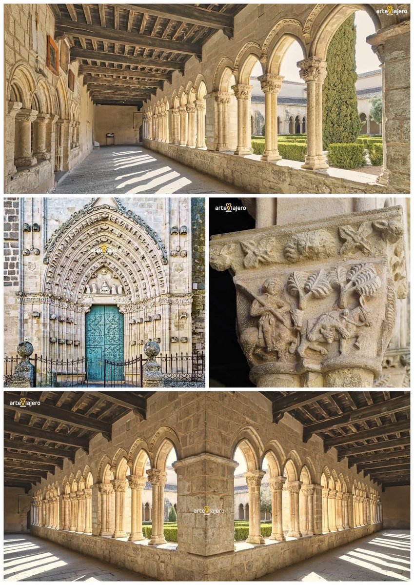 arteviajero_com's tweet image. Monasterio de Sta. Mª. la Real de Nieva (Segovia). En él destaca su magnífico claustro de transición entre el románico y el gótico. La iconografía de sus capiteles muestran un auténtico retrato de la sociedad de su época ⬇️⬇️⬇️
arteviajero.com/articulos/mona…
#FelizViernes #arte