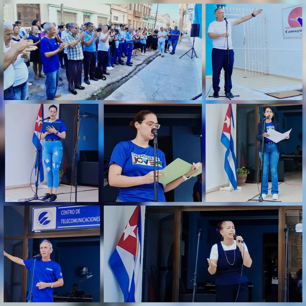 👉🏻 Conmemoramos esta mañana de #10DeAbril, en <a href="/ETECSA_Cuba/">ETECSA</a> #Camagüey, la primera Constitución de la República de #Cuba proclamada en Guáimaro en 1869; el Día de los Círculos Infantiles y desarrollamos la preparación del ejercicio para el aseguramiento de las telecomunicaciones.