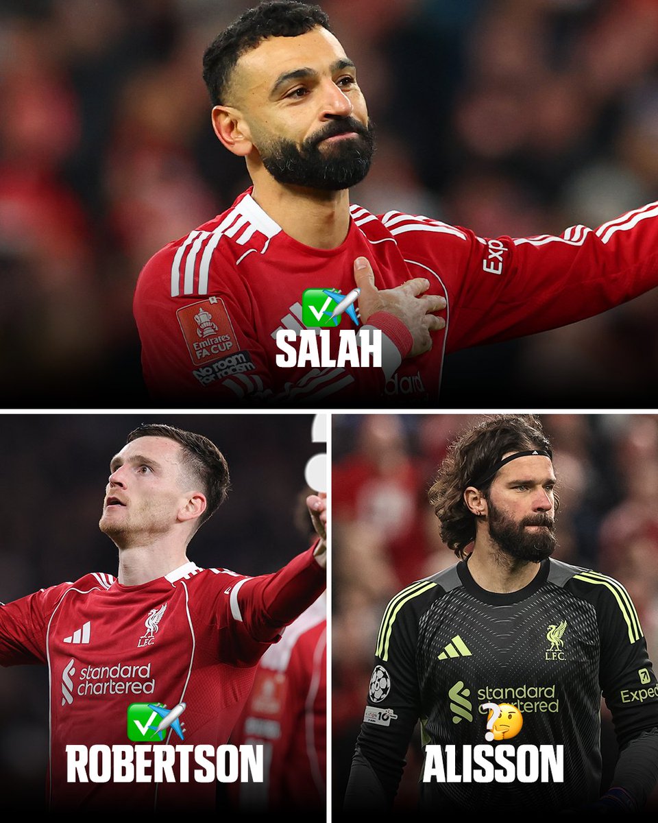 SportsCenterBR's tweet image. DEBANDADA? 😨

Mohamed Salah e Andy Robertson já confirmaram que vão deixar o Liverpool ao final desta temporada, Alisson desperta interesse da Juventus também pode sair dos Reds... Será o fim de uma geração vitoriosa que entrou pra história?

#PremierLeagueNaESPN #Liverpool
