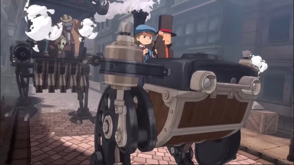YonetWatch's tweet photo. 🎩 PROFESSEUR LAYTON : Durant le LEVEL-5 VISION, nous avons eu un énorme trailer sur #ProfesseurLayton et le Nouveau Monde à Vapeur.
👉 Le jeu sortira finalement sur Nintendo Switch 1 & 2, mais également sur STEAM et PLAYTATION !
Sortie toujours prévue pour 2026. 📅