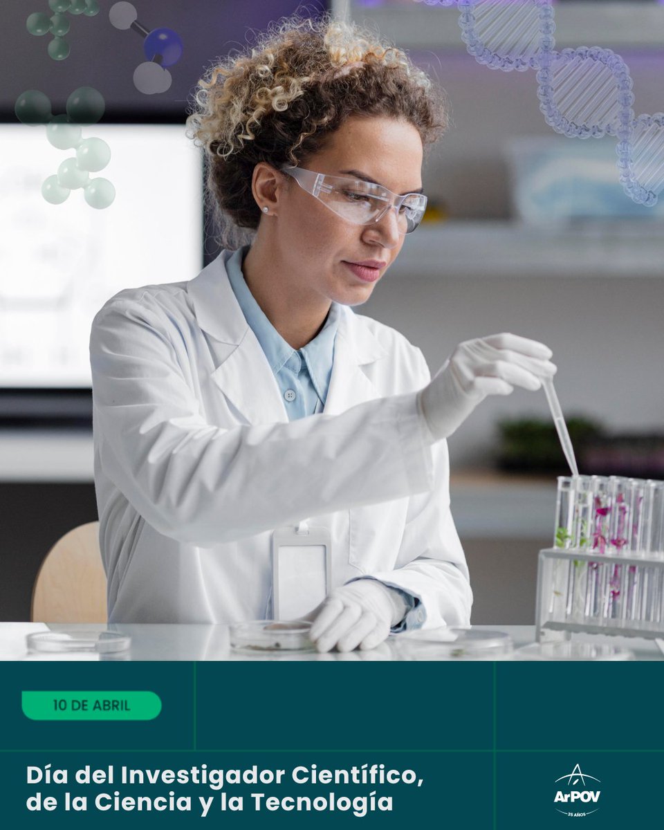 ArpovARG's tweet photo. Hoy es el Día de la Ciencia y la Tecnología y el Día del Investigador Científico, en honor al nacimiento del Dr. Houssay.🧑‍🔬👨🏻‍🔬

🔬Esta jornada invita a despertar el interés por la ciencia, impulsar la innovación y reconocer el valor de la investigación en el desarrollo sostenible. https://t.co/YZArCDdrf9