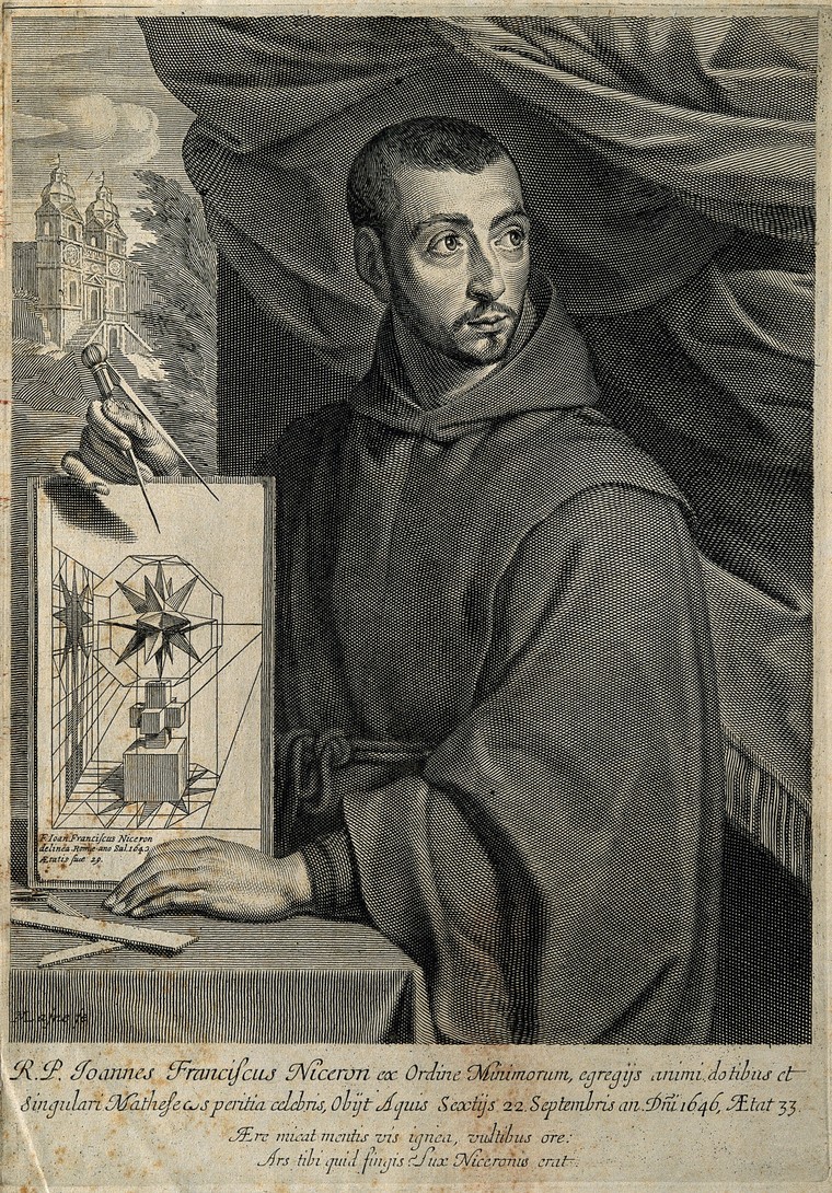 RealPreCinema's tweet photo. 1652
JEAN-FRANCOIS NICERON (1613-1646)
In 'La Perspective Curieuse'  (Posthumously, Niceron, J., Paris, 1652) #Niceron gives a description of the Camera Obscura and it's use. Niceron's description and diagrams of the Camera Obscura appear not in the first edition of his book, but in the later, 1652 posthumous edition. 

I've found that he used the device to demonstrate a fundamental principle of optics: the relationship between an object's distance and the size of its projected image. 

This information will be used to detail his specific contributions to the understanding of the Camera Obscura, placing him in a lineage with other contemporary figures like Kepler and della Porta. 

Niceron told of charlatans who used the image-making process to cheat patrons out of their purses.