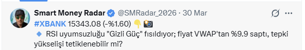 SMRadar_2026's tweet photo. 🛡️Algoritmama güvenim tam dostlar👇💲
Zira, bu piyasada şans yoktur, doğru okunmuş Akıllı Para izleri ve 13 bin satıra ulaştırdığım güçlü okuma ve disiplin vardır! 📉
🚀  #XU100 için 10 gün önce Endeks 12,790 olduğu gün alarm verdi.
🚀 #XBANK için 11 gün önce Endeks 15,343 olduğu gün alarm verdi.
https://t.co/qIiJ2pxjFe
💻İddia ediyorum, tüm Twitter aleminde daha geniş ve bol görselli bilgi içeren analizler daha yoktur! Hafta sonu da analizlerle karşınızda olacağım; istediğiniz #hisse #coin varsa yazın, akıllı para izleri arayalım.