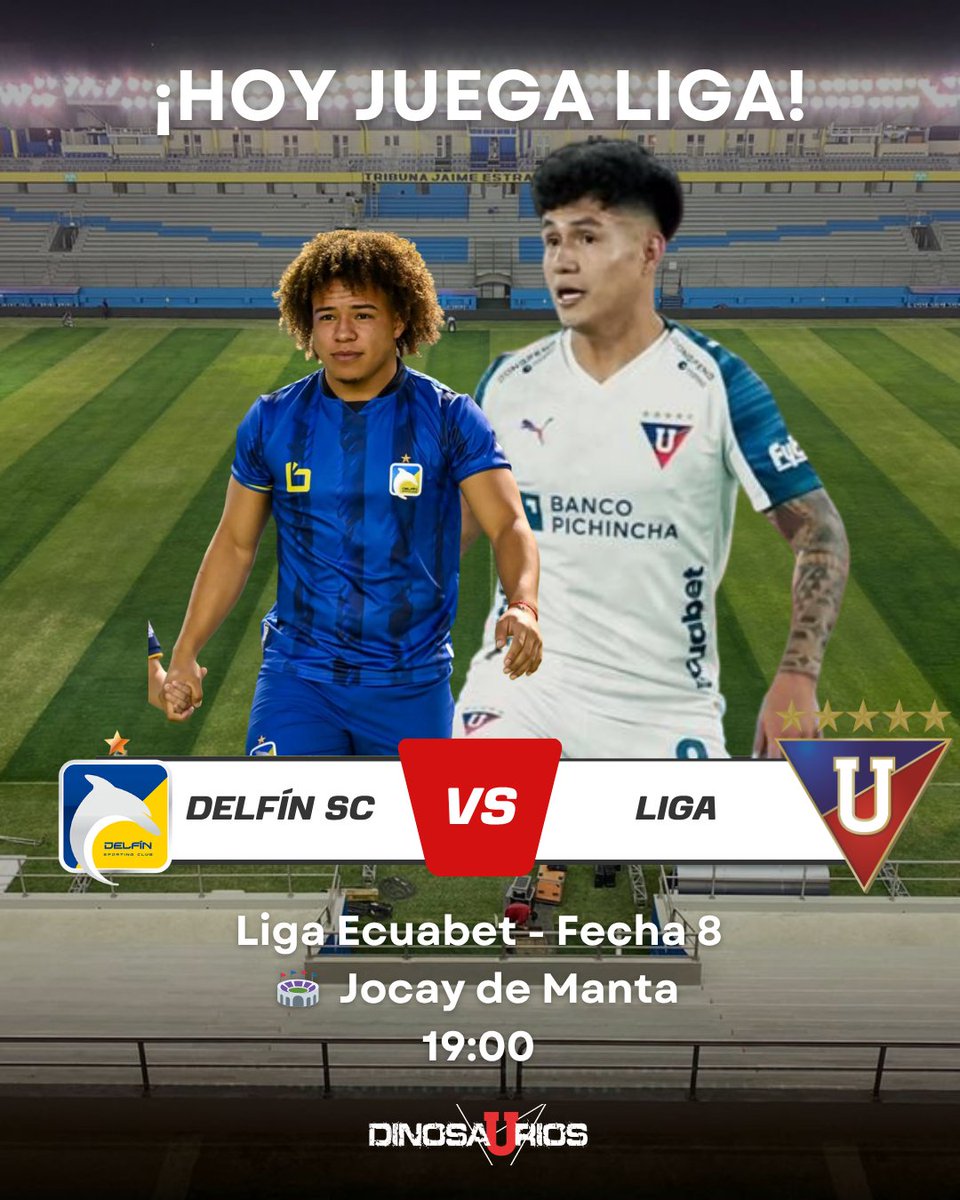 Tras el triunfo por Libertadores, <a href="/LDU_Oficial/">LDU Oficial</a> vuelve a la Liga Pro y buscará reponerse de la última caída en su visita al Delfín SC. Los Guerreros Albos querrán repetir el último triunfo alcanzado en tierras mantenses y seguir en racha

#LDU
#DinosauriosLDU
#LaBandaDeLaNorteBaja